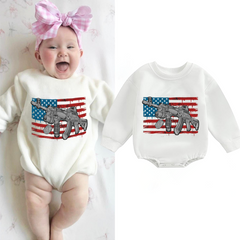 Baby USA Print Romper