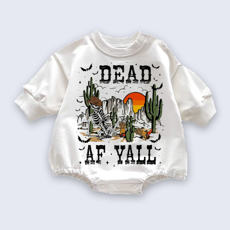 Baby Welcome Halloween Print Romper