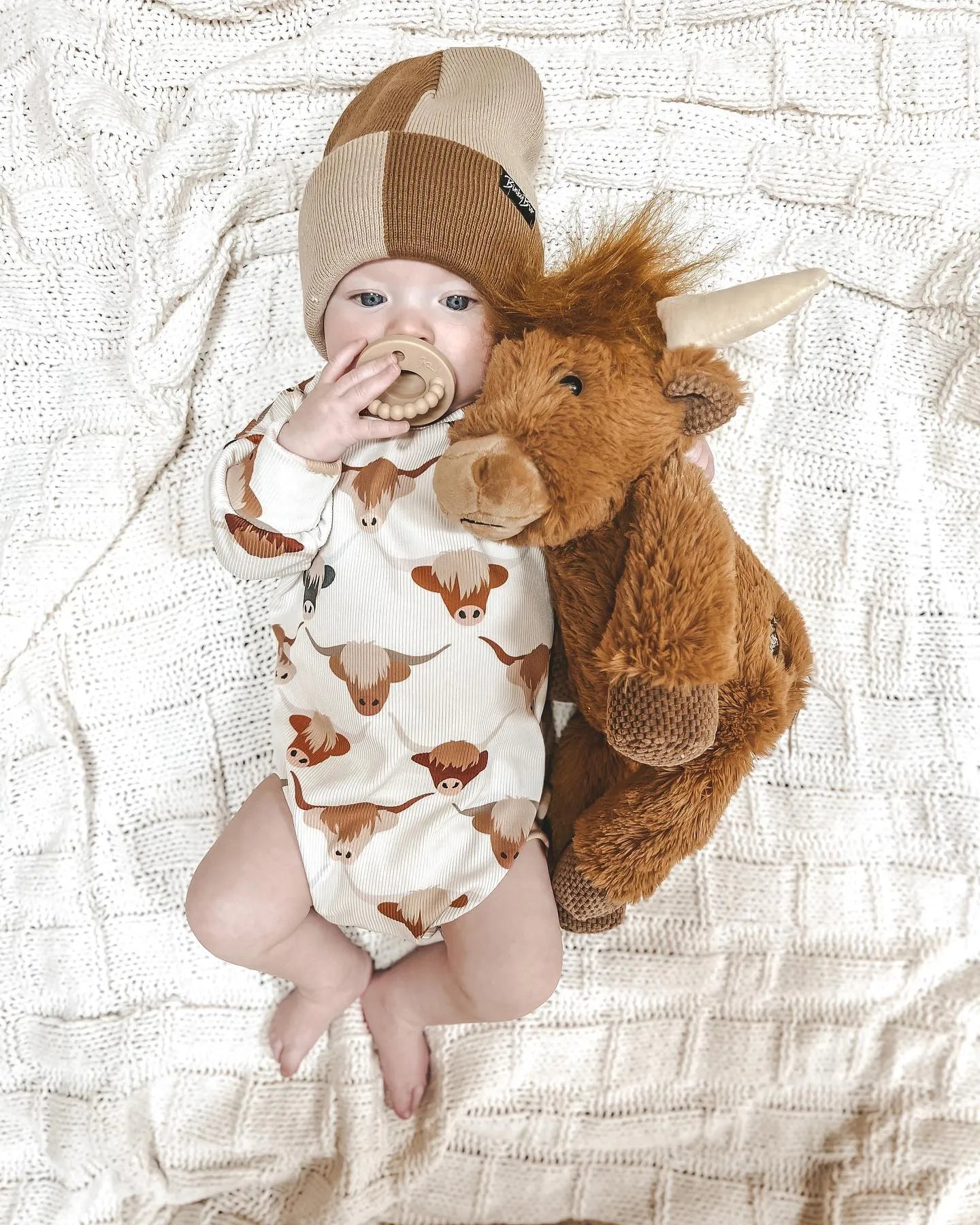 Baby Cow Print Romper