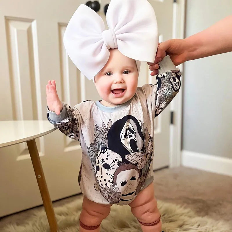 Baby Girl halloween Print Romper