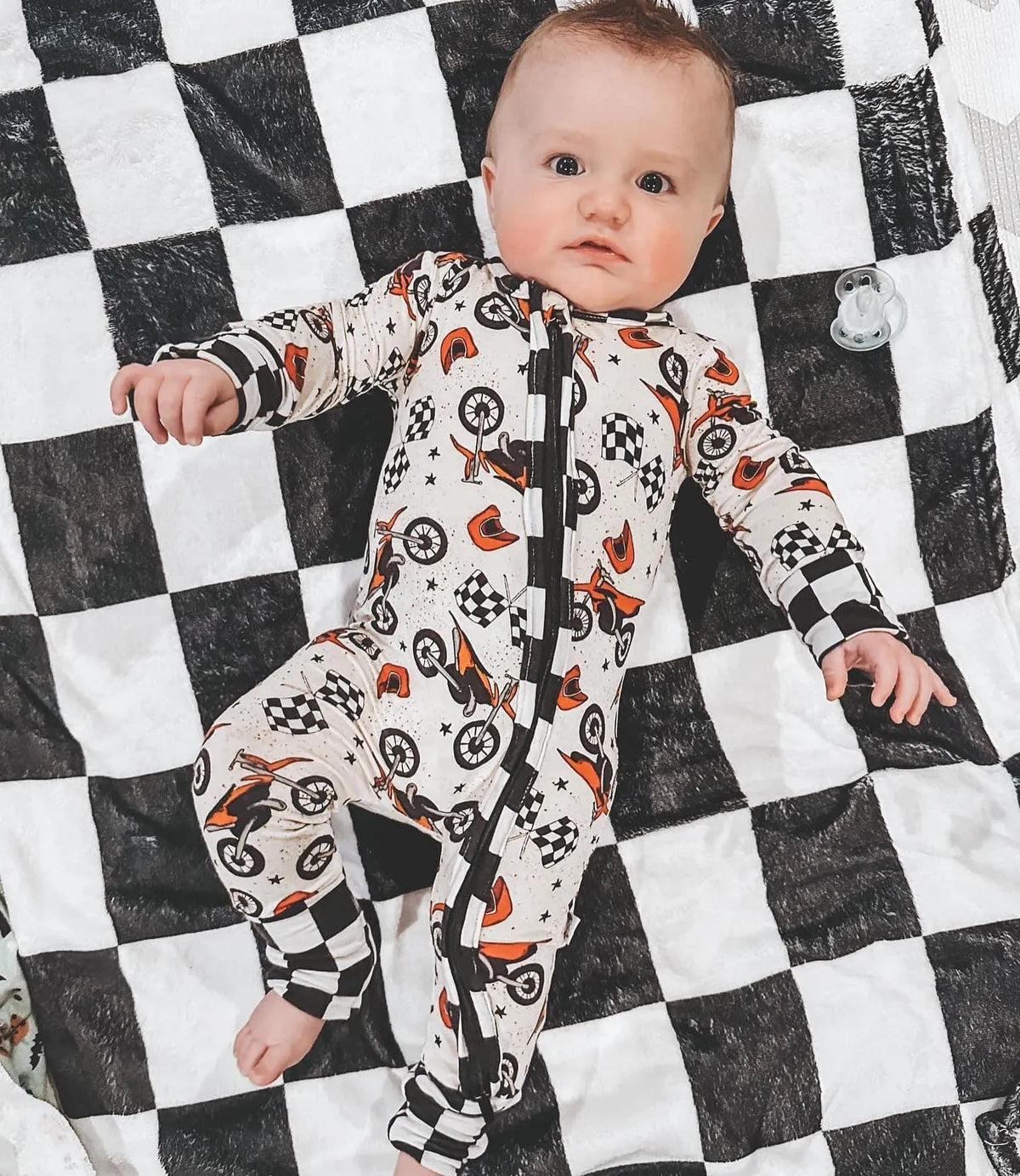 Baby Motorcycle Zip jumpsuit