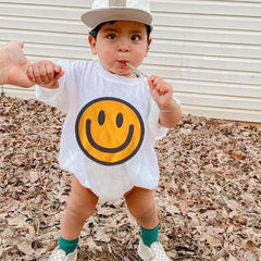 Baby Smiley Print Romper