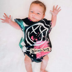 Baby Blink Print Romper