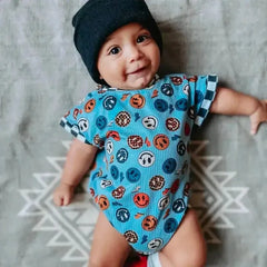 Baby Smiley Print Jumpsuit