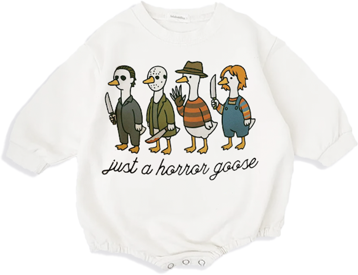 baby halloween print romper