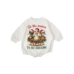 Baby TO BE DUCKING Print Romper