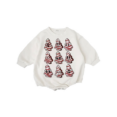 Baby Christmas Print Romper