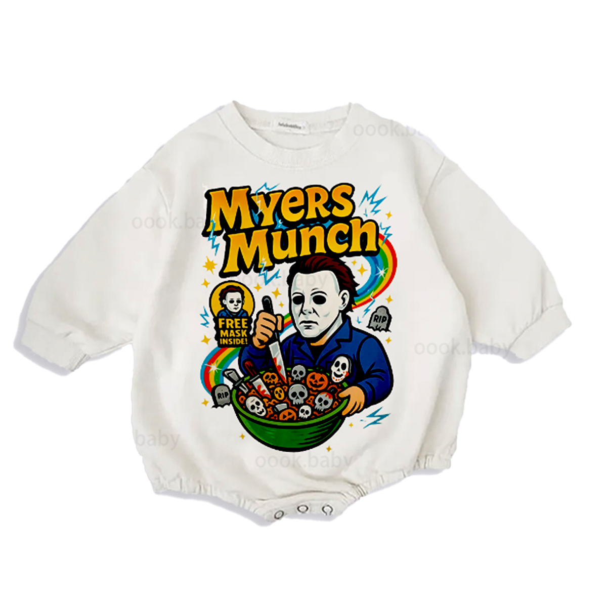 Baby Halloween Print Romper