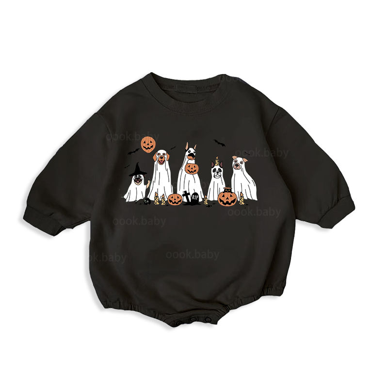 Baby Halloween Print Romper
