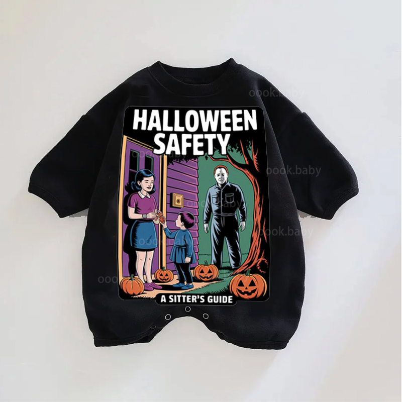 Baby Halloween Print Romper
