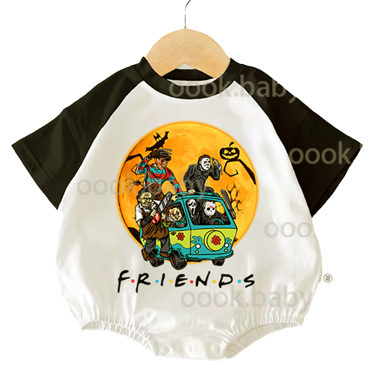 Baby Halloween Print Romper