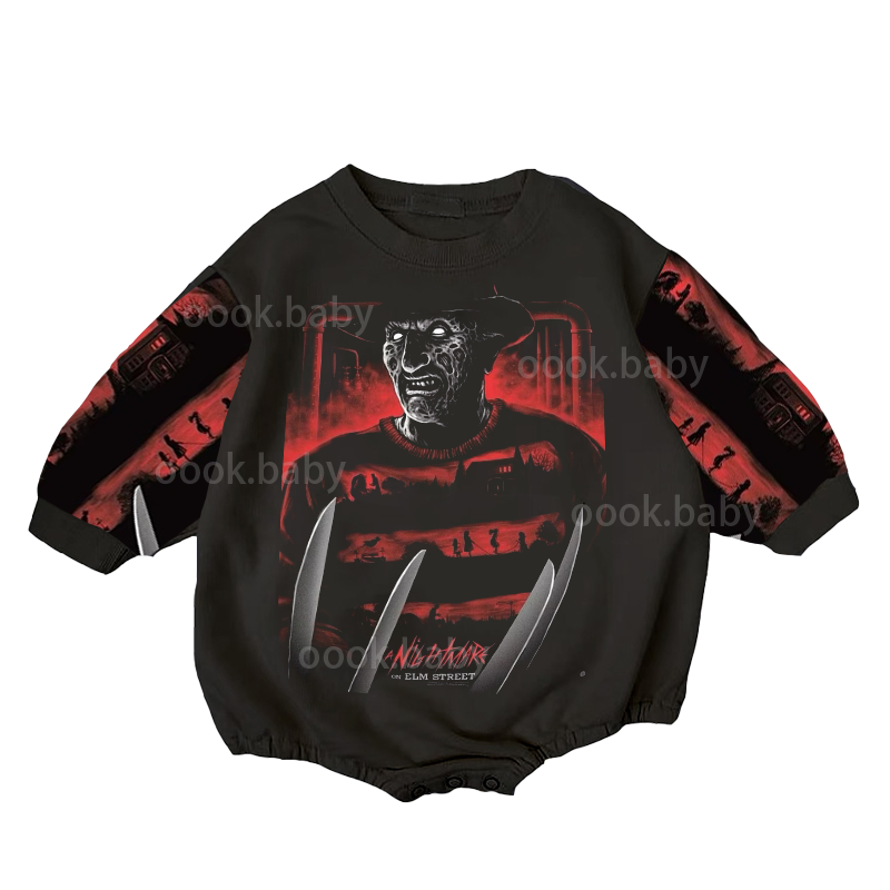 Baby Halloween Print Romper