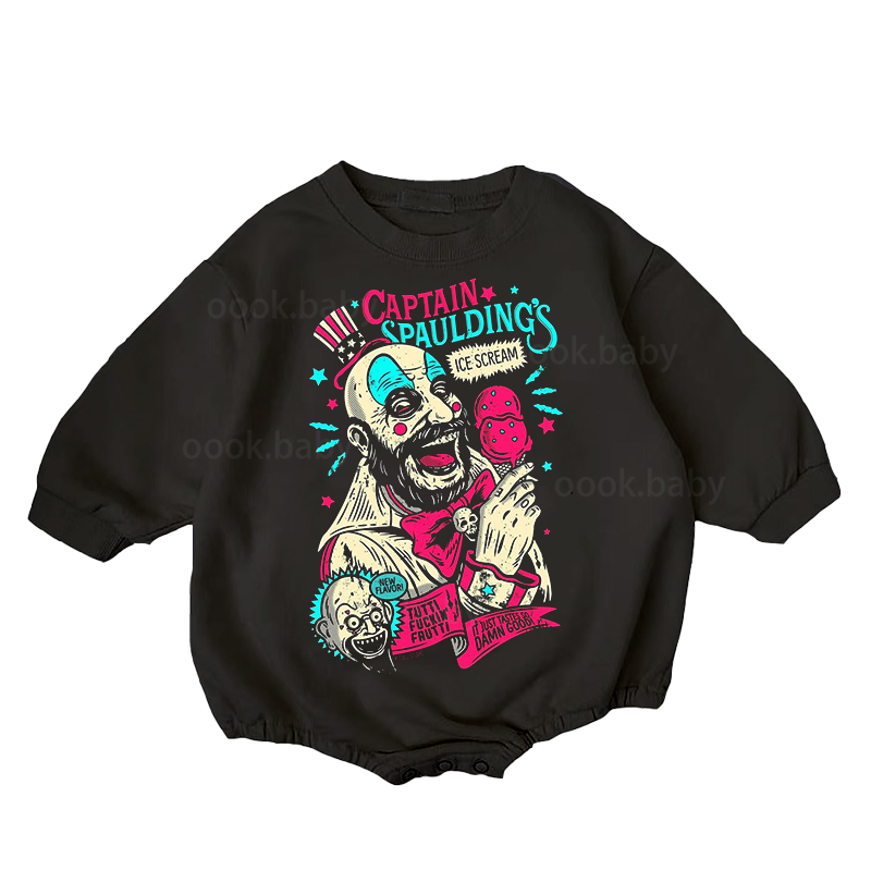 Baby Halloween Print Romper