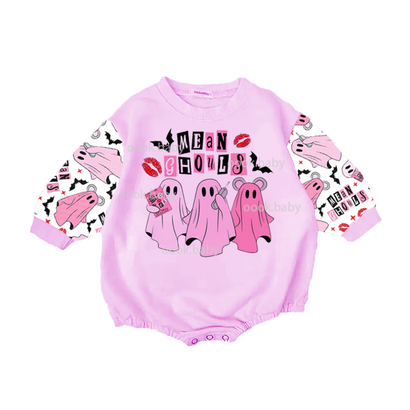 Baby Halloween Print Romper