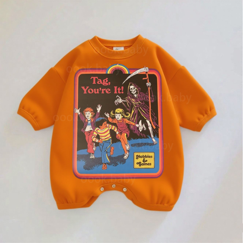Tag,you're it- Baby Romper