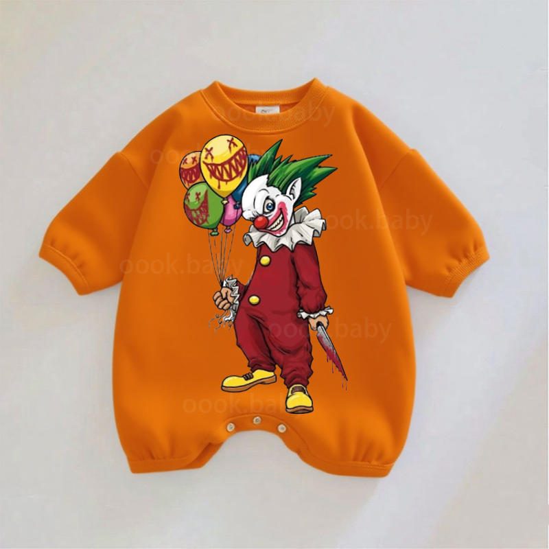 The clown selling balloons Baby Romper