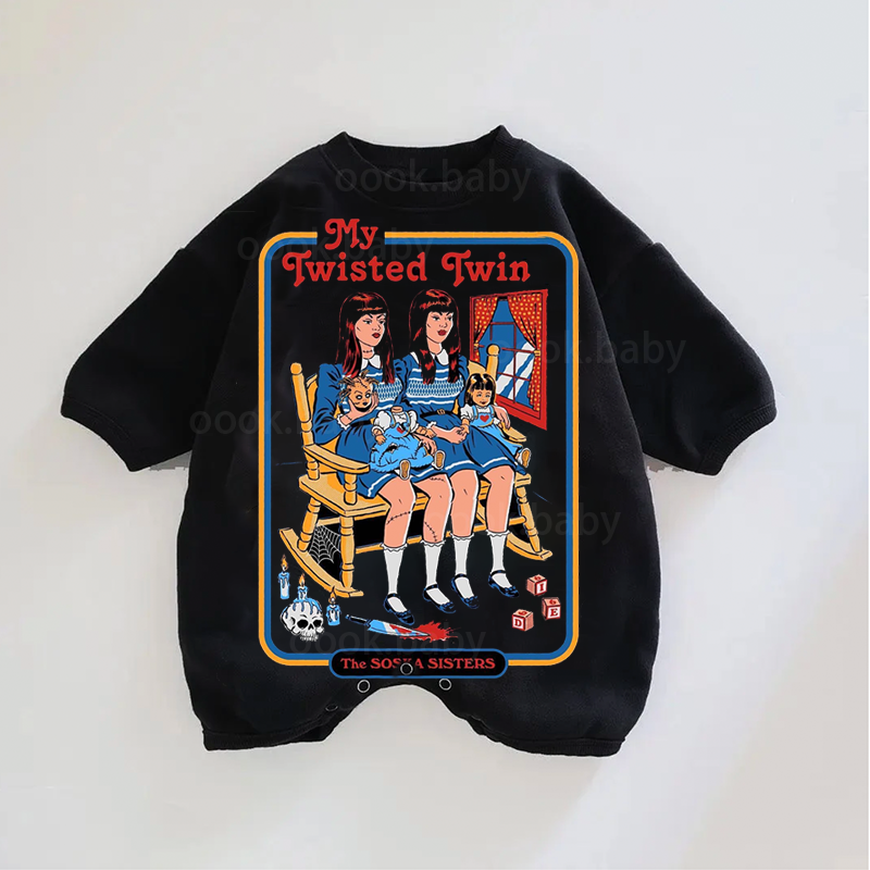 Baby Halloween Print Romper