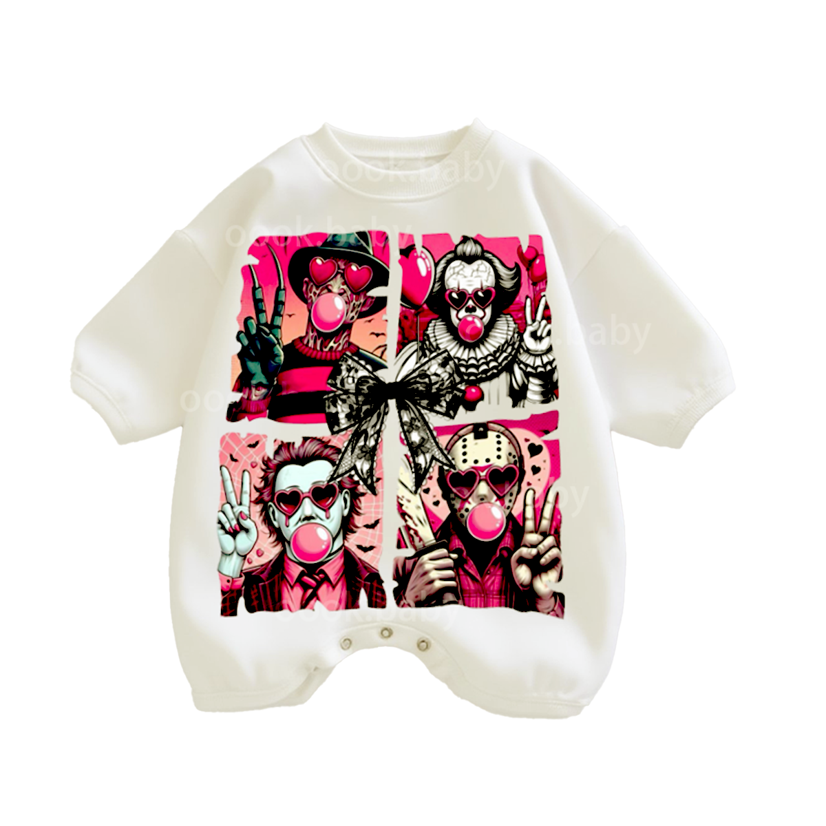 Baby Halloween Print Romper