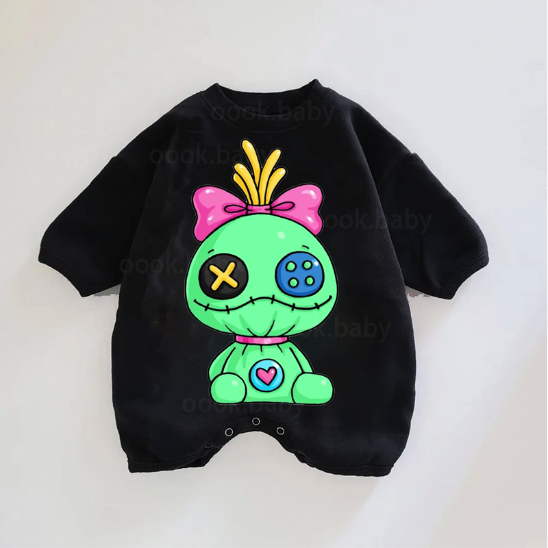 Baby Halloween Print Romper