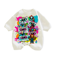 Baby Halloween Print Romper
