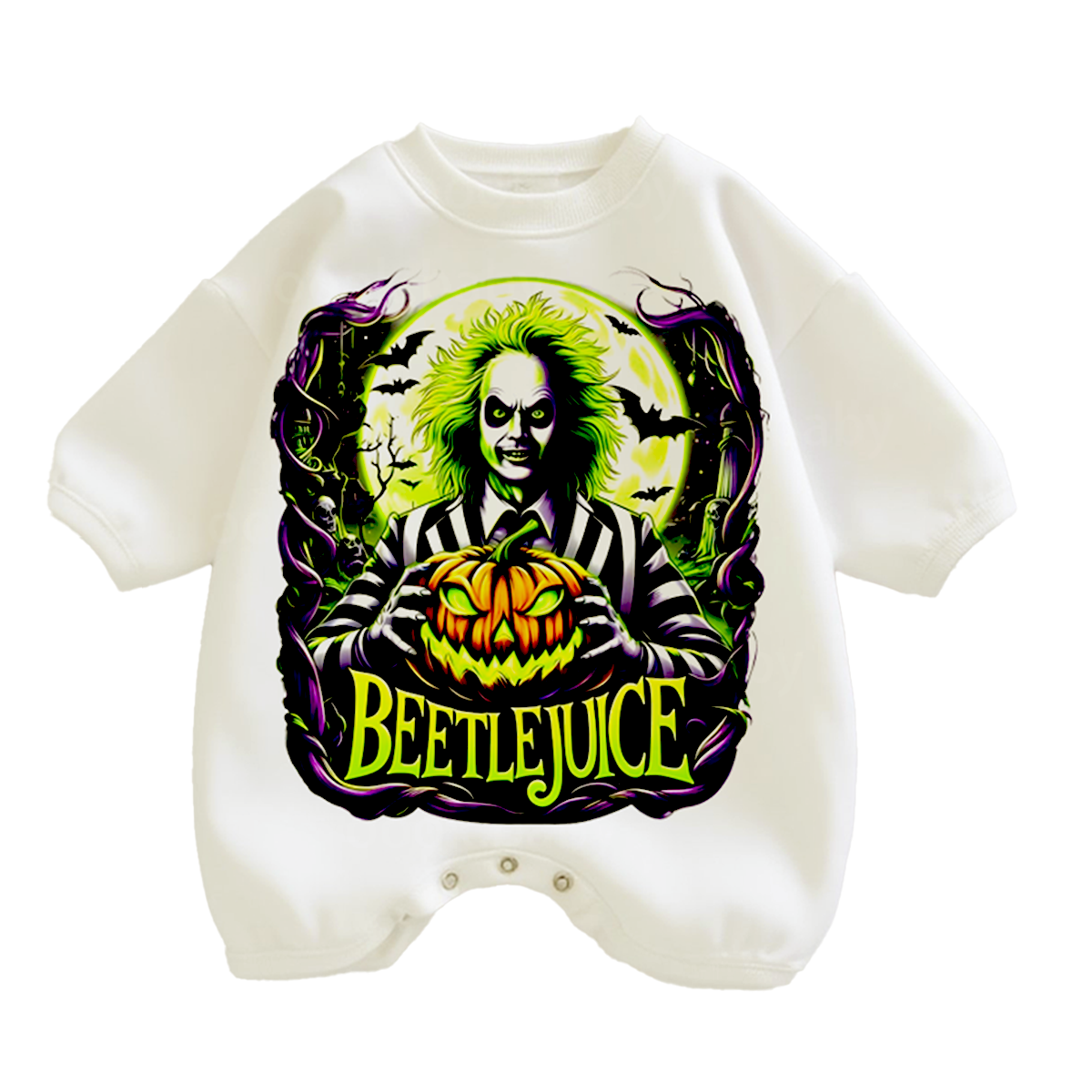 Baby Halloween Print Romper