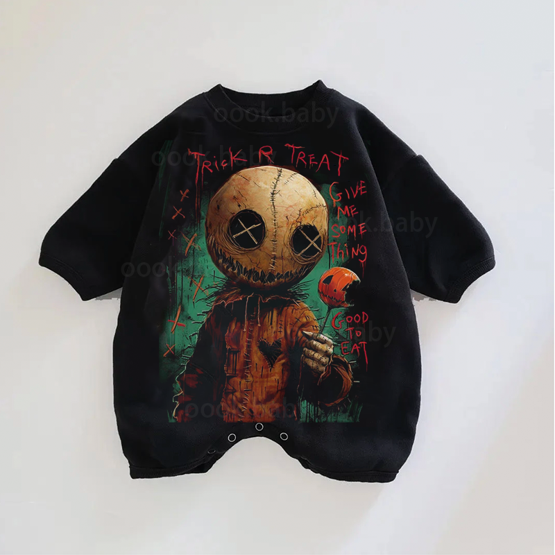 Baby Halloween Print Romper