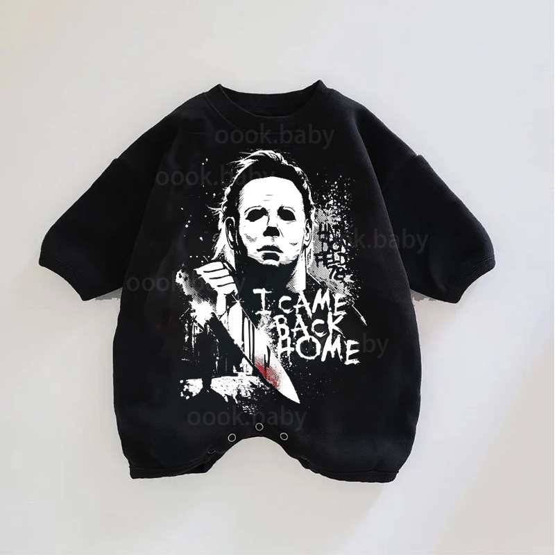 Baby Halloween Print Romper
