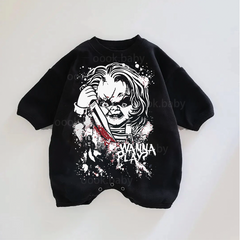 Baby Halloween Print Romper