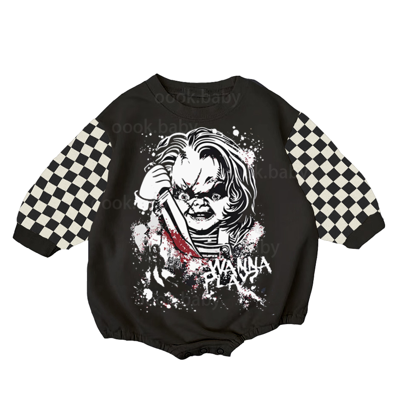 Baby Halloween Print Romper