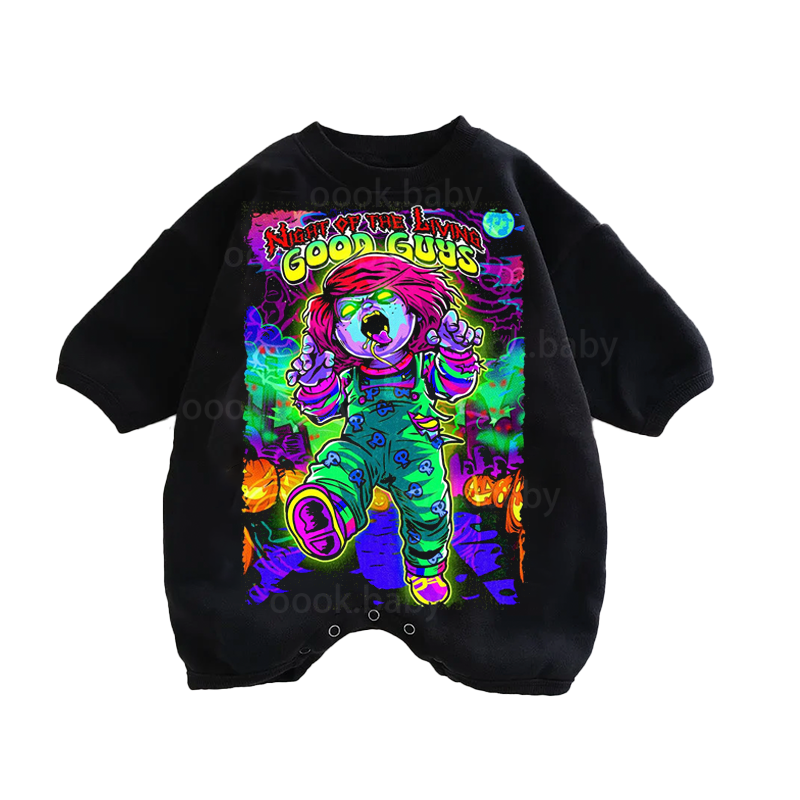 Baby Halloween Print Romper