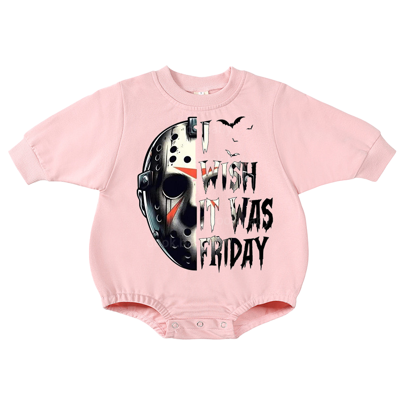 I Wish It Was Friday Print Romper