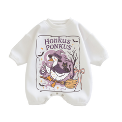 Baby Honrus Ponkus Print Romper