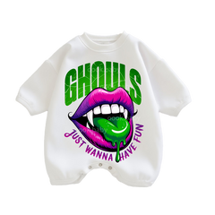 Baby Ghouls Print Romper
