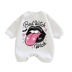 Baby Bad Witch Print Romper