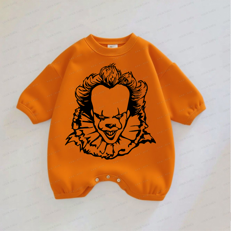 The Creepy Clown Baby Romper