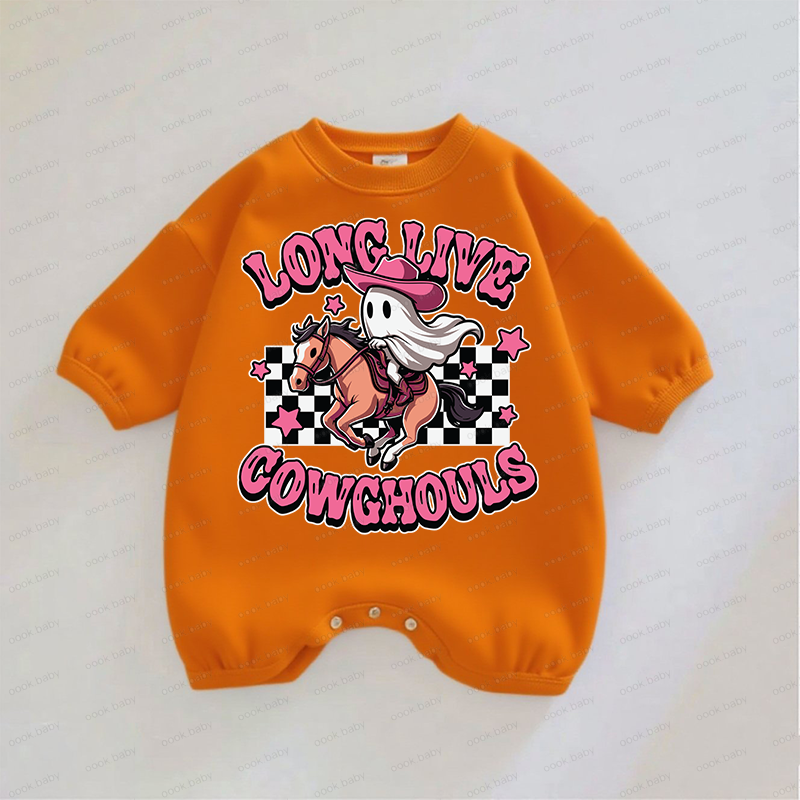 long live cowghouls Baby Romper