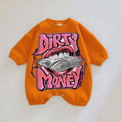 Dirty Money Baby Romper