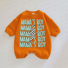 Mom's Boy Baby Romper