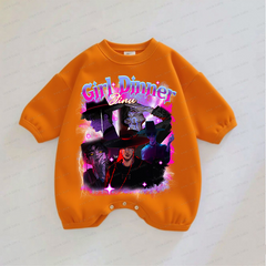 The Girl Dinner Baby Romper