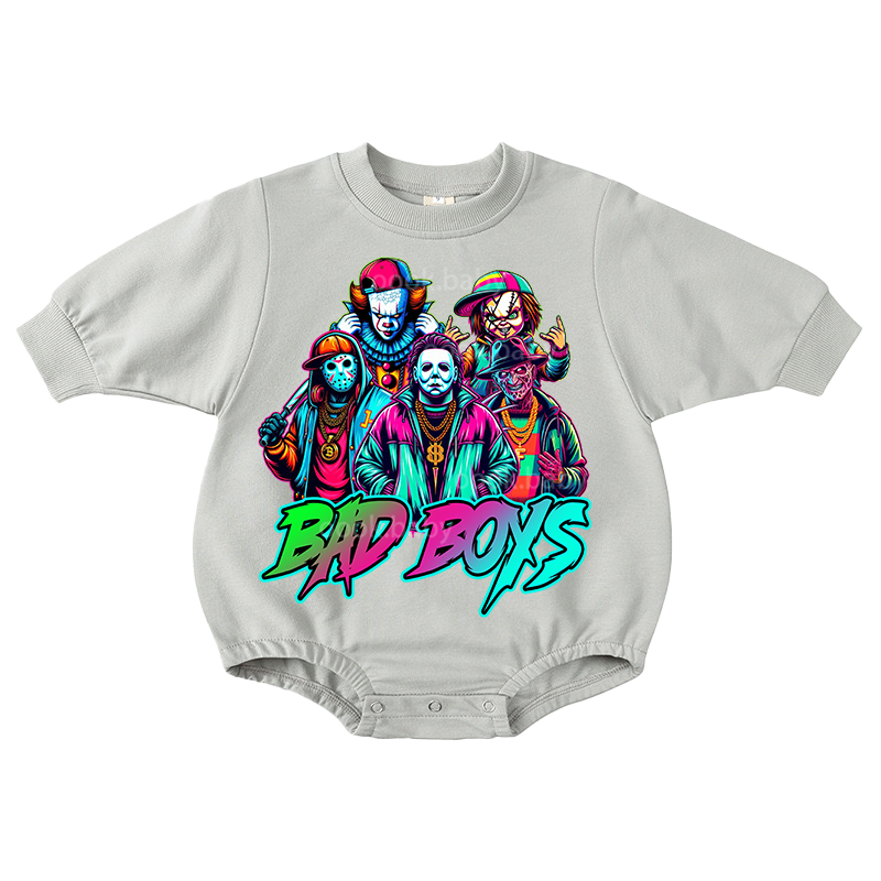 Baby Bad Boys  Print Romper