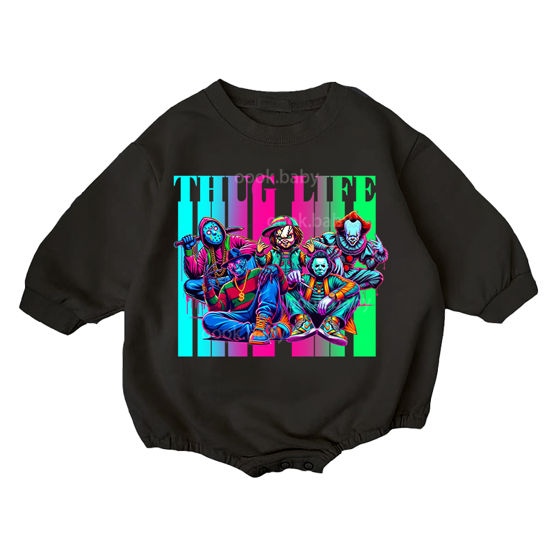 Baby Thug Life  Print Romper