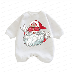 Baby Christmas Print Romper