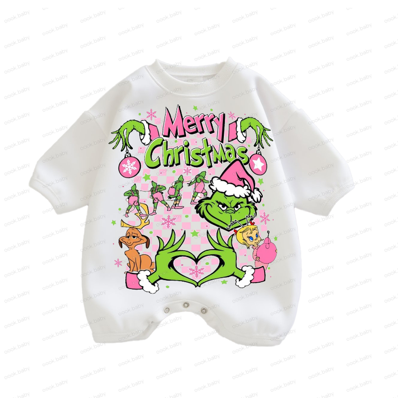 Baby Christmas Print Romper
