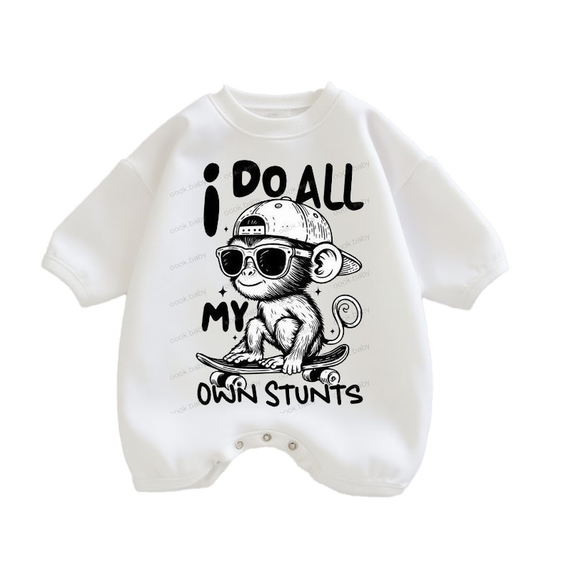 Baby I Do All Print Romper