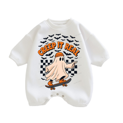 Baby Creep it Real Print Romper