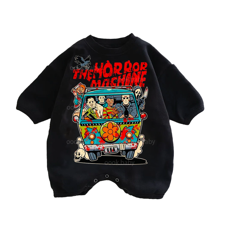 Baby The Horror Machine Print Romper