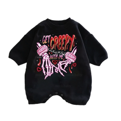 Baby Get Creep With Me Print Romper