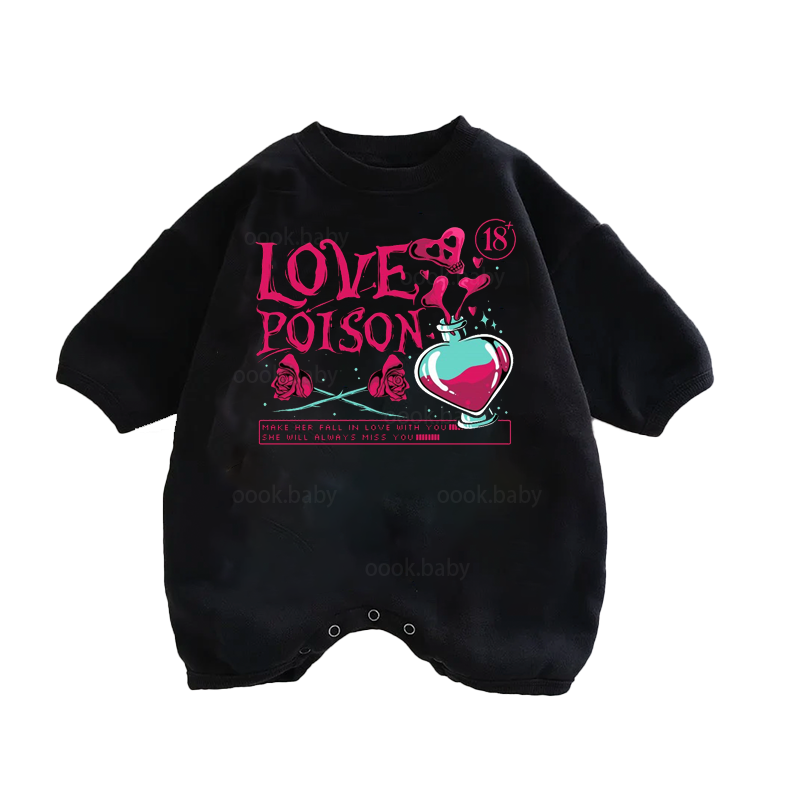 love poison Print Romper
