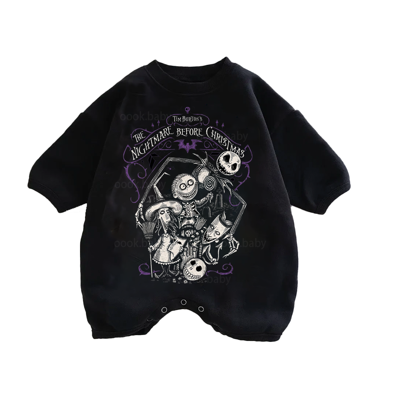 Baby The Nightmare Before Hristmas  Print Romper