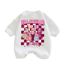 Baby Valentine Print Romper